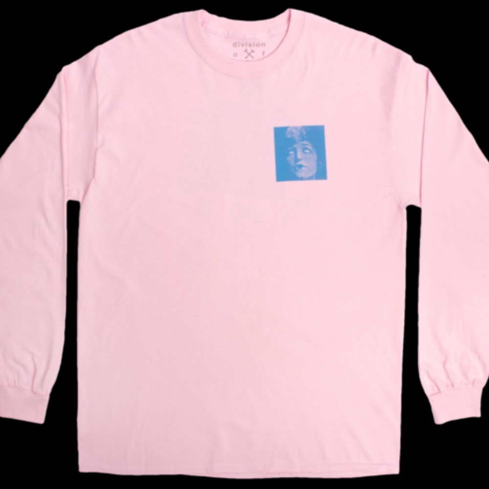 Division of Labor Long Sleeve Pink Shirt